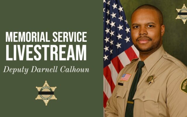 Memorial Service For Fallen Deputy Darnell Calhoun